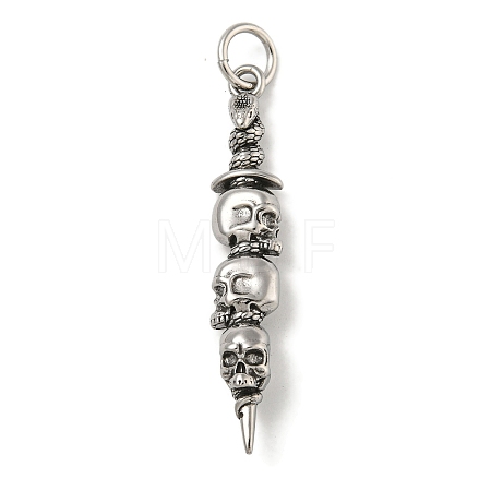 316 Surgical Stainless Steel Big Pendants STAS-Z073-78AS-1