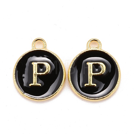 Golden Plated Alloy Charms ENAM-S118-02P-1