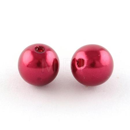 ABS Plastic Imitation Pearl Round Beads SACR-S074-8mm-A38-1