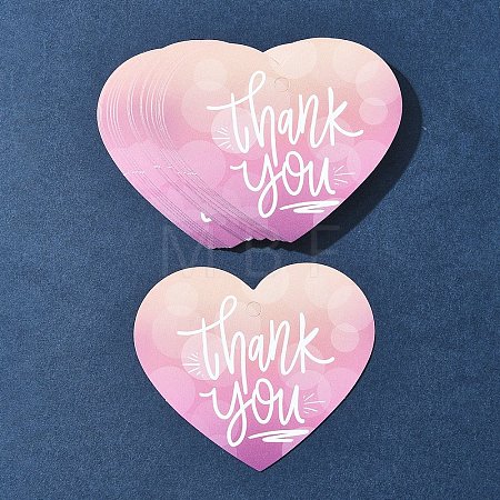 Coated Paper Thank You Greeting Card DIY-FS0007-76A-1