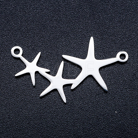 Non-Tarnish 201 Stainless Steel Stamping Blank Links connectors STAS-T046-JA349-1-1