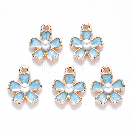 Alloy Enamel Charms ENAM-N054-028B-1