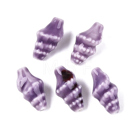 Vintage Handmade Porcelain Beads PORC-Q006-08H-1