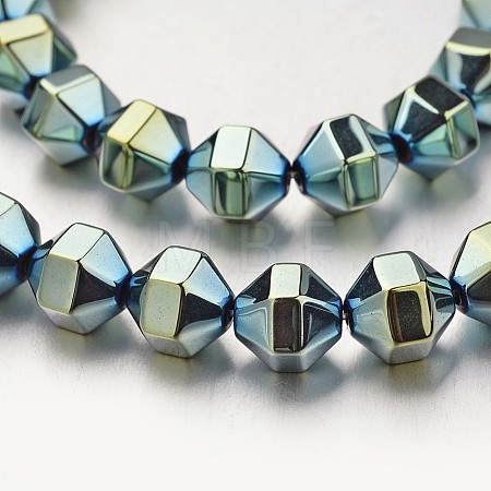 Electroplate Non-magnetic Synthetic Hematite Bead Strands G-F300-29B-07-1