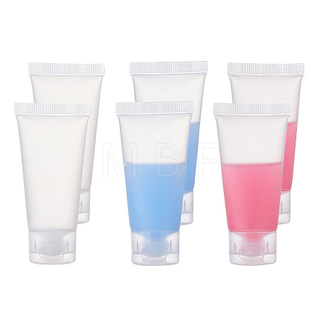 20ml PE Plastic Refillable Flip Top Cap Bottles X1-MRMJ-WH0037-02A-1