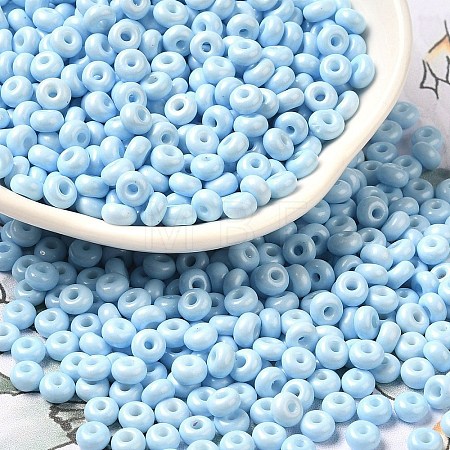 Baking Paint Glass Seed Beads SEED-B001-02A-08-1