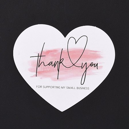 Coated Paper Thank You Greeting Card X1-DIY-F120-03B-1
