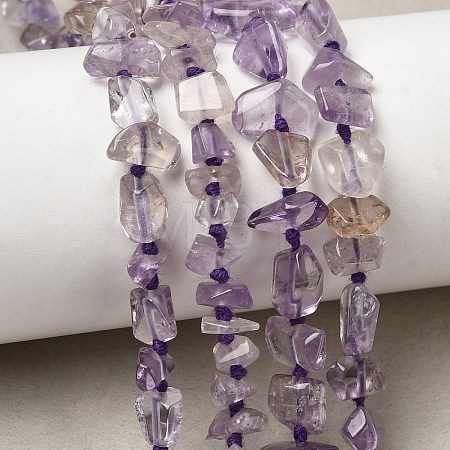 Natural Amethyst Beads Strands G-D365-E03-01-1