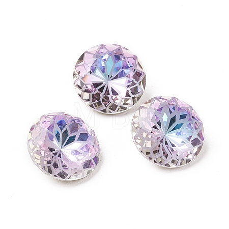 K9 Glass Rhinestone Pointed Back Cabochons RGLA-P030-06A-001VL-1