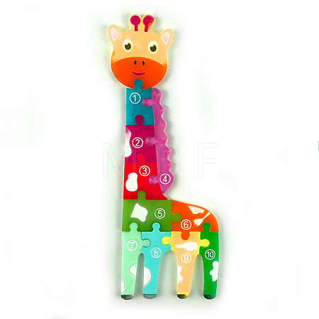 Giraffe DIY Puzzle Silicone Molds DIY-G046-20-1