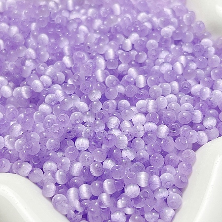 Imitation Cat Eye Glass Seed Beads GLAA-U006-01A-1