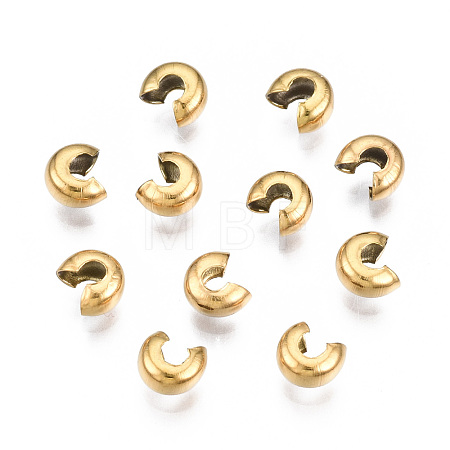 304 Stainless Steel Crimp Beads Covers X-STAS-S117-012B-1
