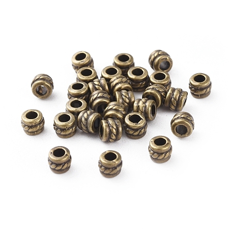 Tibetan Style Alloy Spacer Beads X-MLF0447Y-1