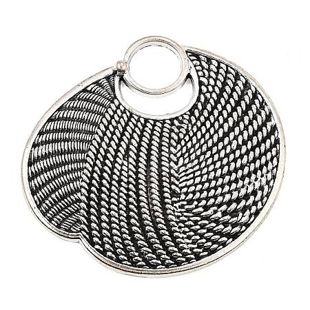 Tibetan Style Alloy Big Pendants AL-CBA5940-06AS-1