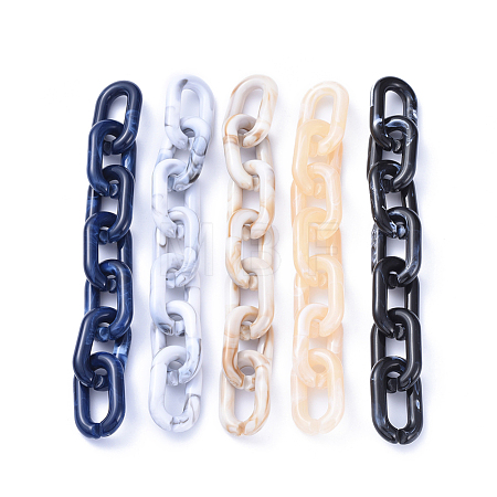 Handmade Acrylic Cable Chains AJEW-JB00590-1