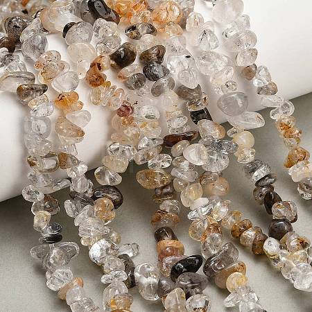 Natural Herkimer Diamond Beads Strands GG-CBAE051-A07-01-1