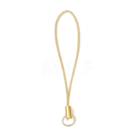 Polyester Metallic Thread for Making Mobile Straps X-AJEW-JB01374-01-1