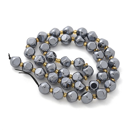 Terahertz Stone Round Beads Strands G-R002-01C-1