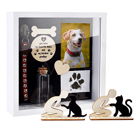 MDF Human & Animal Display Stands AJEW-PH0009-21-1