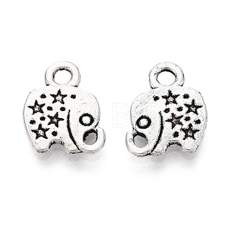 Tibetan Style Alloy Pendants TIBEP-T054-07AS-1