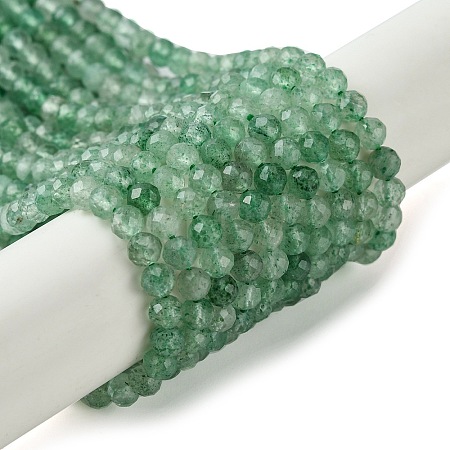 Natural Green Strawberry Quartz Beads Strands X-G-Z034-A02-03-1
