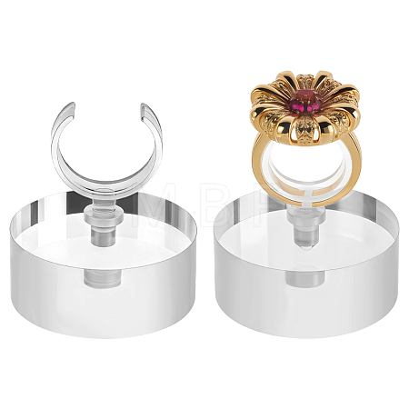 Acrylic Single Ring Display Stands ODIS-WH0099-253-1