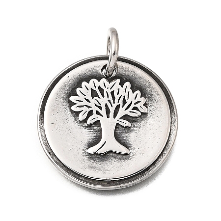 304 Stainless Steel Pendants STAS-H263-15AS-1