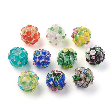 Handmade Lampwork Beads LAMP-P051-H-M-1