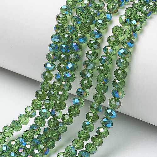 Electroplate Glass Beads Strands EGLA-A034-T3mm-I02-1