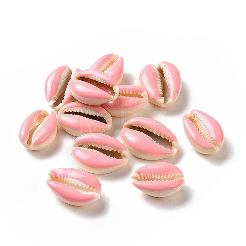 Natural Cowrie Shell Beads SHEL-XCP0001-06-1