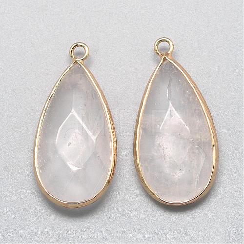 Natural Quartz Crystal Pendants G-S221-13G-1