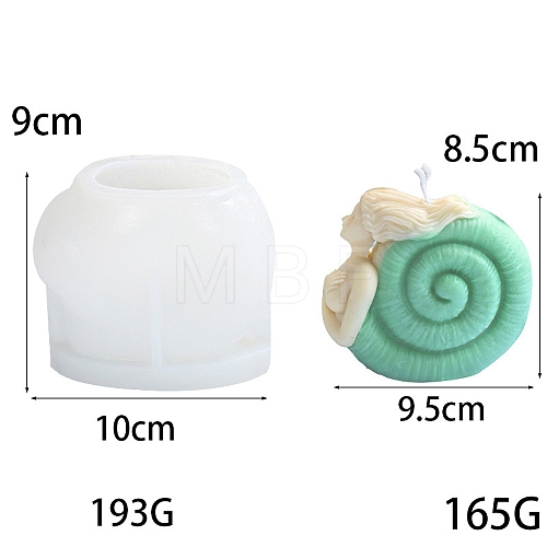 Food Grade DIY Silicone Statue Candle Molds PW-WG17084-01-1