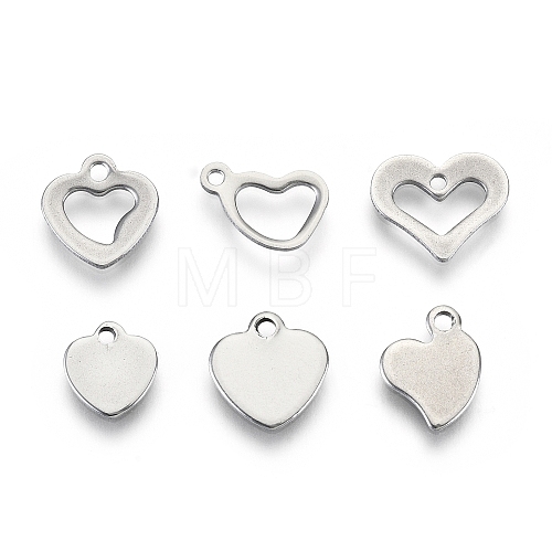 Non-Tarnish 201 Stainless Steel Charms STAS-R118-04-1