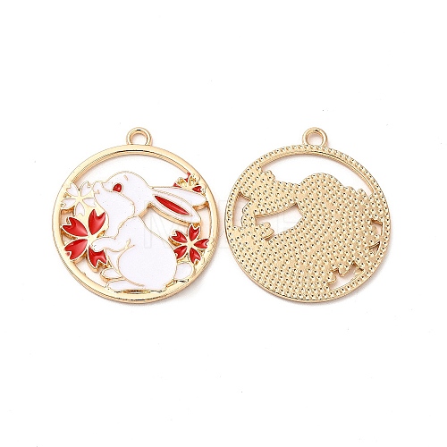 Alloy Enamel Pendants ENAM-C005-03G-01-1