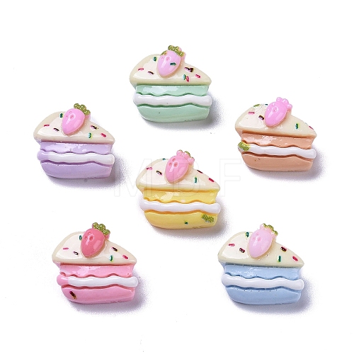 Opaque Cute Resin Decoden Cabochons RESI-B024-01C-1