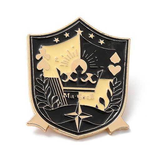 Magic Theme Enamel Pin JEWB-R016-05G-1