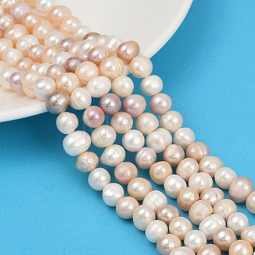 Natural Cultured Freshwater Pearl Beads Strands PEAR-I007-07J-05B-1