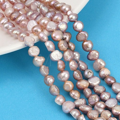 Natural Cultured Freshwater Pearl Beads Strands PEAR-P064-19H-01M-1