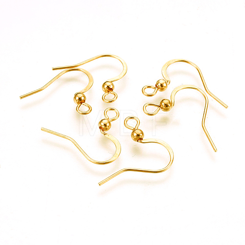 316 Surgical Stainless Steel Earring Hooks STAS-P220-13G-1