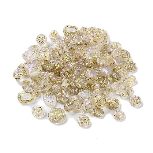 Transparent Acrylic Beads X1-MACR-L005-05J-1