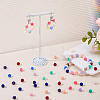 66Pcs 11 Colors Opaque Resin Imitation Shell Beads RESI-DC0001-60-4