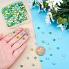  240Pcs 8 Style 2-Hole Glass Seed Beads SEED-NB0001-23-3