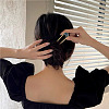 Biyun 12Pcs 4 Style Zinc Alloy Hair Fork OHAR-BY0001-01-13