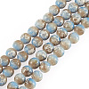 1 Strand Baking Paint Glass Beads Strands DGLA-TADJ0001-02C-2