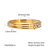 304 Stainless Steel 3-Strand Bangle Sets for Women VJ6341-1-1
