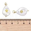 Baroque Natural Keshi Pearl Pendants PALLOY-JF05275-4