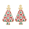 Christmas Theme Rack Plating Alloy Pendants FIND-M020-02D-G-1