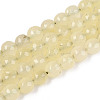 Dyed Natural White Jade Beads Strands G-T139-8mm-60-13-4