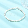 Natural Cultured Freshwater Pearl Beaded Stretch Bracelets for Women BJEW-JB13706-1