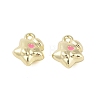 Rack Plating Alloy Enamel Charms FIND-B037-05G-01-1